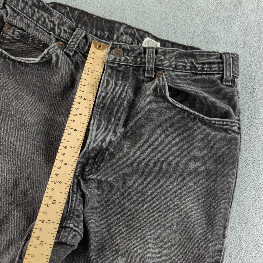 Vintage Levis Jeans Mens 34 (Fits 30x32) Black Faded 619 Relaxed Straight Canada - Picture 9 of 13